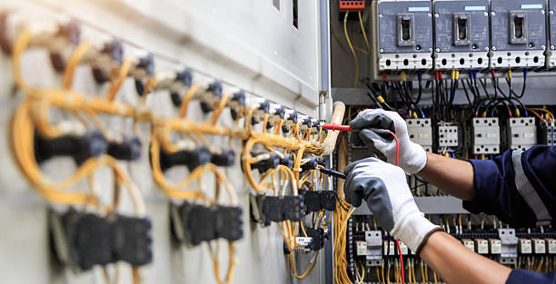 Professional Electrician technician working in Charter Oak, CA